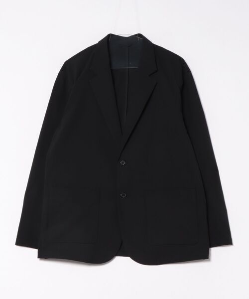 m.f.editorial(エムエフエディトリアル)の「ジャケット メンズ ビジネス セットアップ可能 ストレッチ ウォッシャブル サークルモーション contra 2ボタン テーラード (セットアップ・メンズ・ブラック/グレー系その他2・S/MEDIUM/X-LARGE/LARGE)」の19枚目の写真
