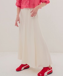 DRESSLAVE | cupro panel flare skirt(キュプラパネルフレアスカート)(スカート)