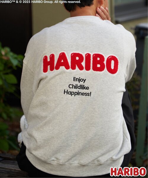 VENCEEXCHANGE(ヴァンスエクスチェンジ)の「HARIBO LOVE トレーナー(スウェット・メンズ・アイボリー/チャコール/ネイビー・L/M)」の4枚目の写真