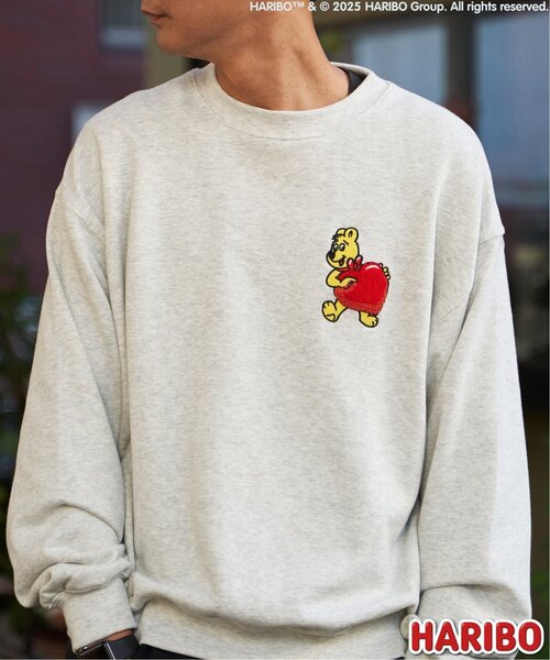 VENCEEXCHANGE(ヴァンスエクスチェンジ)の「HARIBO LOVE トレーナー(スウェット・メンズ・アイボリー/チャコール/ネイビー・L/M)」の5枚目の写真