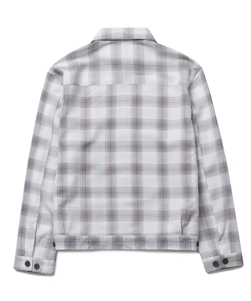 CONNECT KINLOCH(コネクトキンロック)の「オンブレチェックシャツジャケット(パープル)(その他アウター・メンズ・その他・MEDIUM/LARGE/X-LARGE)」の2枚目の写真