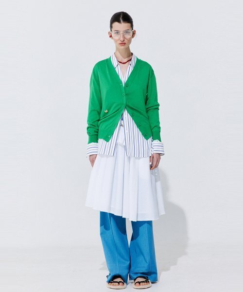 WNDERKAMMER(ブンダーカンマー)の「ピンタックストレートトラウザーズ_ライトブルー(その他パンツ・レディース・その他・MEDIUM/SMALL/X-SMALL)」の10枚目の写真