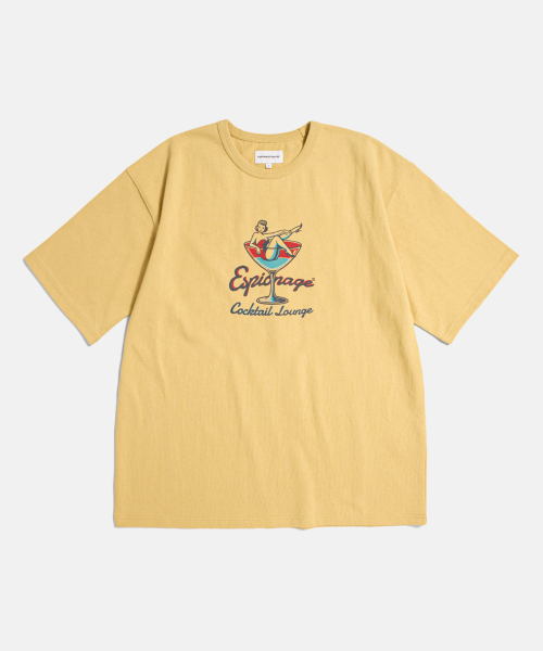 ESPIONAGE(エスピオナジ)の「Cocktail Lounge Heavyweight Tee Vintage Yellow(Tシャツ/カットソー・レディース・その他・MEDIUM/LARGE/X-LARGE)」の1枚目の写真