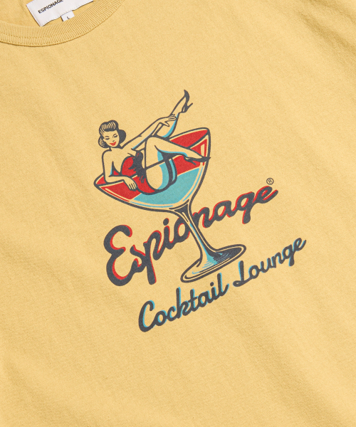 ESPIONAGE(エスピオナジ)の「Cocktail Lounge Heavyweight Tee Vintage Yellow(Tシャツ/カットソー・レディース・その他・MEDIUM/LARGE/X-LARGE)」の5枚目の写真