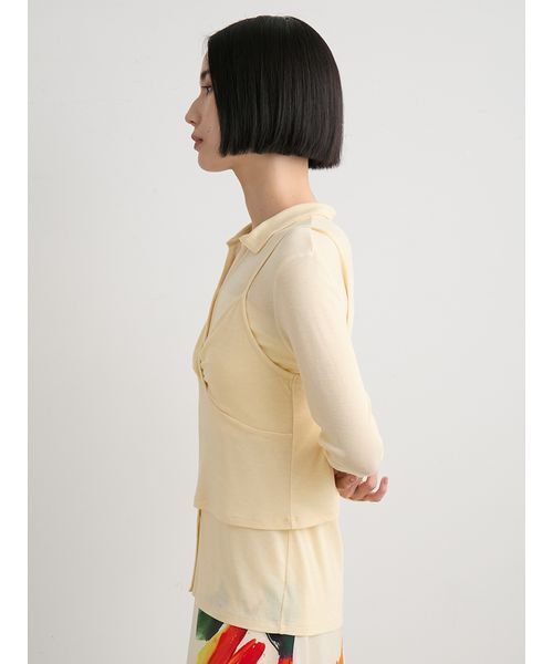 miesrohe ウール混レイヤードカットソー ウール混レイヤードカットソー（Tシャツ/カットソー）｜MIESROHE