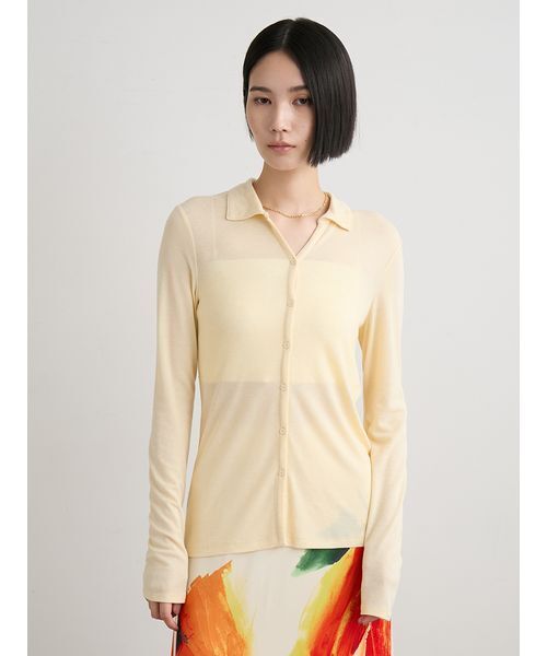 miesrohe ウール混レイヤードカットソー ウール混レイヤードカットソー（Tシャツ/カットソー）｜MIESROHE