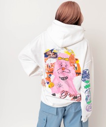 M2612 PINK MOTELジャンクスタンドパーカー