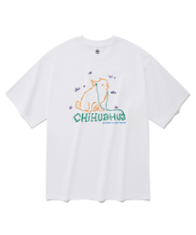 RADINEO（ラディネオ）の「チワワ 半袖Tシャツ ホワイト（Tシャツ/カットソー）」