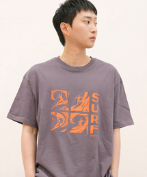 CAMEL WORK（キャメルワーク）の「サーフ半袖Tシャツ（アッシュパープル）（Tシャツ/カットソー）」