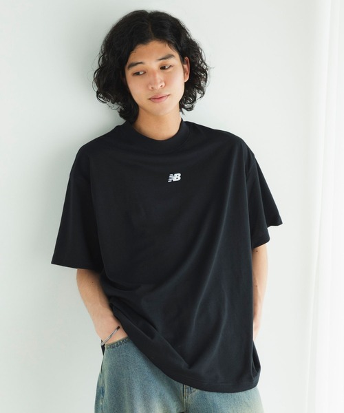 NEW BALANCE（ニューバランス）の「グラフィックTシャツ（Tシャツ/カットソー・メンズ・ネイビー/オフホワイト/ブラック/サックスブルー・SMALL/MEDIUM/LARGE/X-LARGE/XX-LARGE）」の22枚目の写真