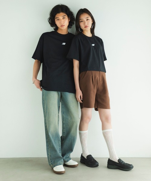 NEW BALANCE（ニューバランス）の「グラフィックTシャツ（Tシャツ/カットソー・メンズ・ネイビー/オフホワイト/ブラック/サックスブルー・SMALL/MEDIUM/LARGE/X-LARGE/XX-LARGE）」の18枚目の写真