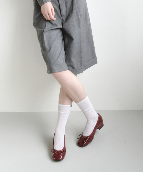KHIHO（キホ）の「バレリーナパンプスワイン（パンプス・レディース・ワイン・23cm/23.5cm/24cm/24.5cm/25cm）」の5枚目の写真