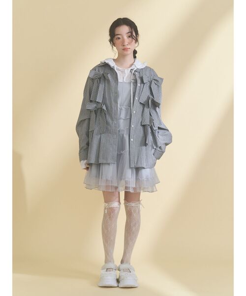 merry jenny(メリージェニー)の「bon bon ribbon shirt(シャツ/ブラウス・レディース・その他1/オフホワイト/ピンク・FREE)」の19枚目の写真