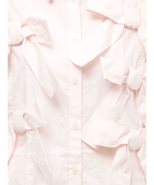 merry jenny(メリージェニー)の「bon bon ribbon shirt(シャツ/ブラウス・レディース・その他1/オフホワイト/ピンク・FREE)」の11枚目の写真
