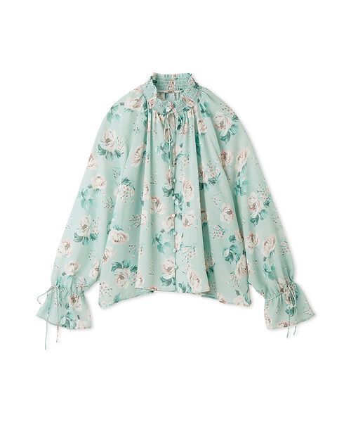 Mila Owen(ミラオーウェン)の「フラワープリントブラウス(シャツ/ブラウス・レディース・イエロー/ミント/アイボリー・F)」の20枚目の写真