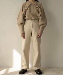 different material fluffy coat / ディファレントマテリアル