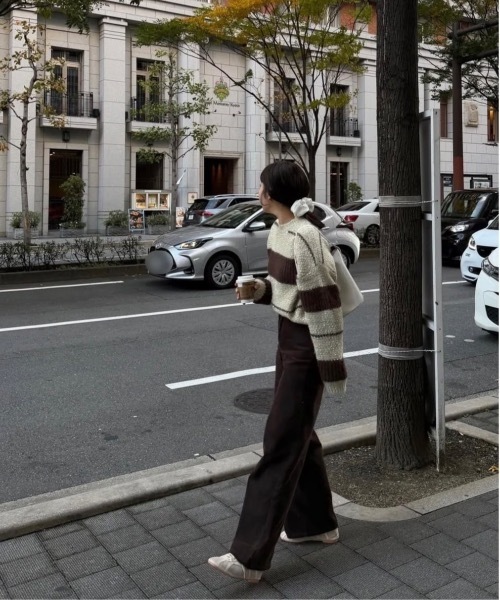 lawgy(ラウジー)の「straight corduroy pocket pants / ストレートコーデュロイポケットパンツ(その他パンツ・レディース・ブラウン/ベージュ/アイボリー・FREE)」の22枚目の写真