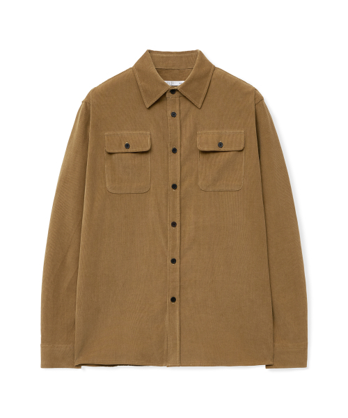 WEST GRAND BOULEVARD(ウエストグランドブルバード)の「ワードローブ コーデュロイ ワークシャツ BRONZE(シャツ/ブラウス・レディース・その他・MEDIUM/LARGE/X-LARGE/XX-LARGE)」の1枚目の写真