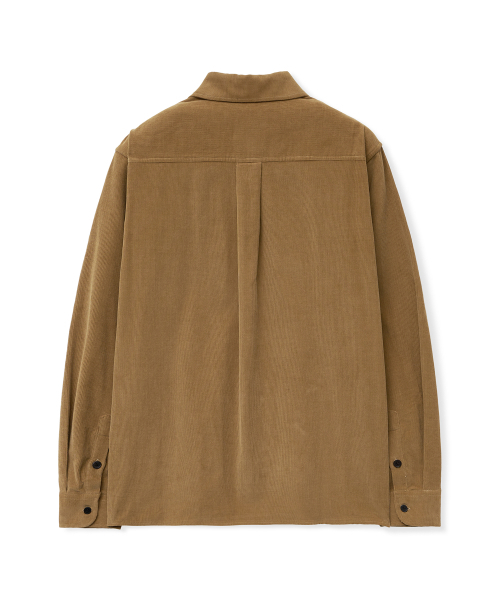 WEST GRAND BOULEVARD(ウエストグランドブルバード)の「ワードローブ コーデュロイ ワークシャツ BRONZE(シャツ/ブラウス・レディース・その他・MEDIUM/LARGE/X-LARGE/XX-LARGE)」の2枚目の写真