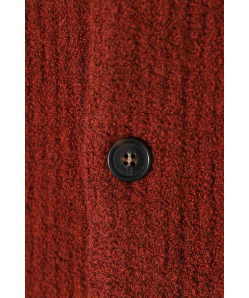 HORLISUN(ホーリーサン)の「Acorn Boucle Hood Knit Cardigan Vest Melange Brick(ベスト・メンズ・その他・MEDIUM/LARGE)」の6枚目の写真