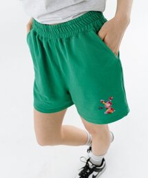 KARLLAH（カラ）の「フラワーレビットシグネチャープリンティングスウェットパンツ-グリーン（その他パンツ）」