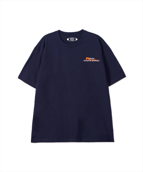 BY.L(バイエル)の「VGPファイアロゴ半袖Tシャツネイビー(Tシャツ/カットソー・メンズ・その他・MEDIUM/LARGE/X-LARGE)」の2枚目の写真