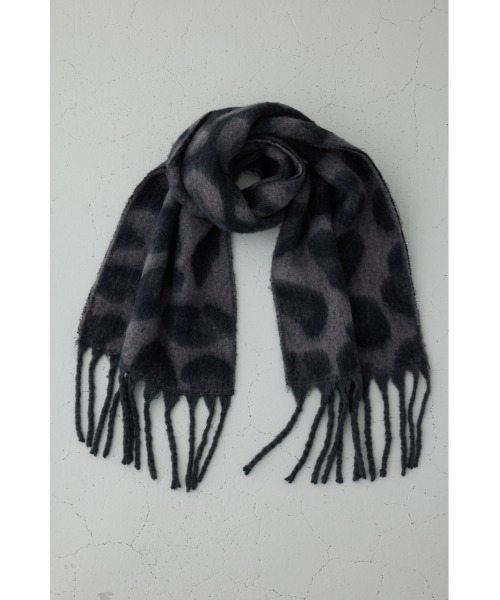 AZUL by moussy(アズールバイマウジー)の「レオパードジャガードマフラー(マフラー・レディース・グレー系その他/ブラウン系その他・FREE)」の14枚目の写真