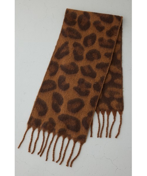 レオパードジャガードマフラー（マフラー）｜AZUL BY MOUSSY（アズール