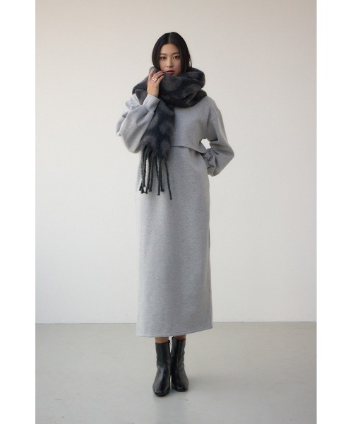 AZUL by moussy(アズールバイマウジー)の「レオパードジャガードマフラー(マフラー・レディース・グレー系その他/ブラウン系その他・FREE)」の12枚目の写真
