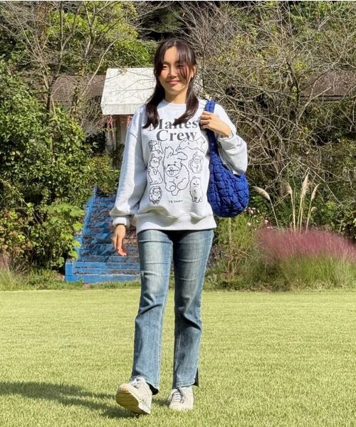WaiKei(ワイケイ)の「マルチーズクルーライングラフィックスウェットグリーン(スウェット・レディース・その他・2/3)」の7枚目の写真