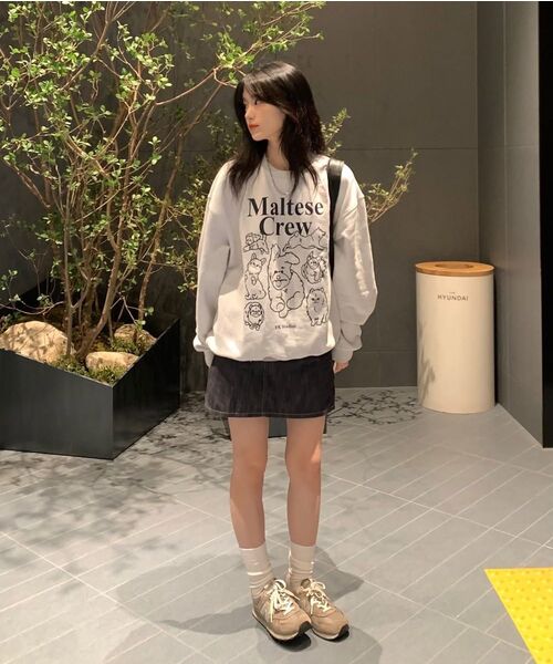 WaiKei(ワイケイ)の「マルチーズクルーライングラフィックスウェットグリーン(スウェット・レディース・その他・2/3)」の13枚目の写真