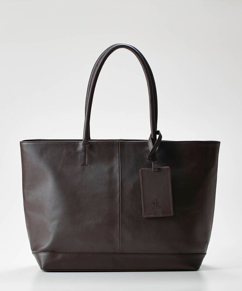 tk.TAKEO KIKUCHI（ティーケータケオキクチ）の「【WEB限定】レザートートバッグ（トートバッグ・メンズ・ブラック/ネイビー/ダークブラウン・00）」の21枚目の写真