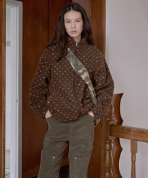 Fleece Zip-up (Brown)