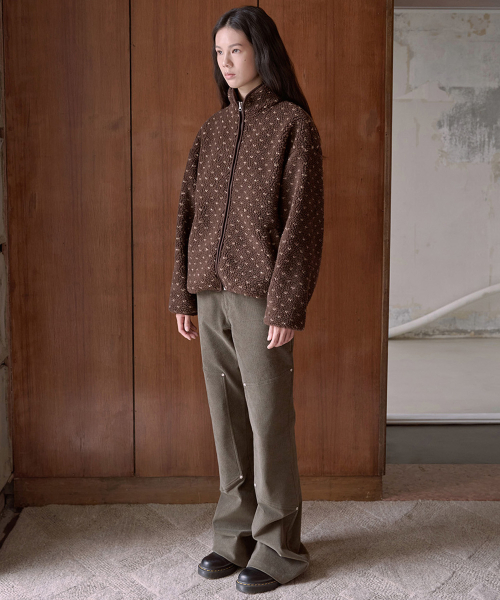 FAD（エフエーディー）の「Fleece Zip-up (Brown)（その他アウター・レディース・その他・FREE）」の3枚目の写真