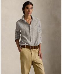 ラルフローレン　リネンシャツ　長袖シャツ クラシック フィット リネン シャツ | ポロ ラルフ ローレン(POLO