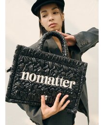 NOMATTER（ノメター）の「Book Tote Large - Glossy Black（トートバッグ）」