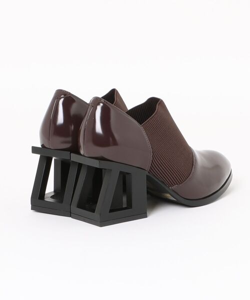 Jeffrey Campbell(ジェフリーキャンベル)の「スクエアヒールブーティ(ブーツ・レディース・ブラウン・35/36/37/38/39)」の2枚目の写真