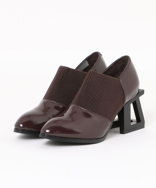 Jeffrey Campbell(ジェフリーキャンベル)の「スクエアヒールブーティ(ブーツ・レディース・ブラウン・35/36/37/38/39)」の4枚目の写真