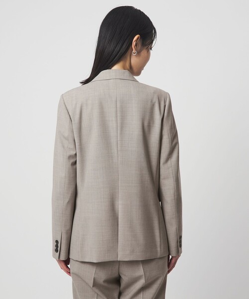 green label relaxing（グリーンレーベルリラクシング）の「［size SHORTあり］カチリラ シングル テーラード ジャケット ウォッシャブル ストレッチ（テーラードジャケット・レディース・ベージュ/ネイビー・SHORT/36/38/40）」の13枚目の写真