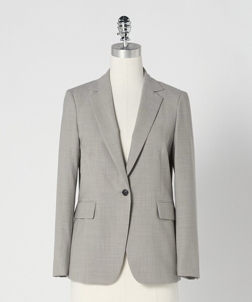 green label relaxing（グリーンレーベルリラクシング）の「［size SHORTあり］カチリラ シングル テーラード ジャケット ウォッシャブル ストレッチ（テーラードジャケット・レディース・ベージュ/ネイビー・SHORT/36/38/40）」の18枚目の写真