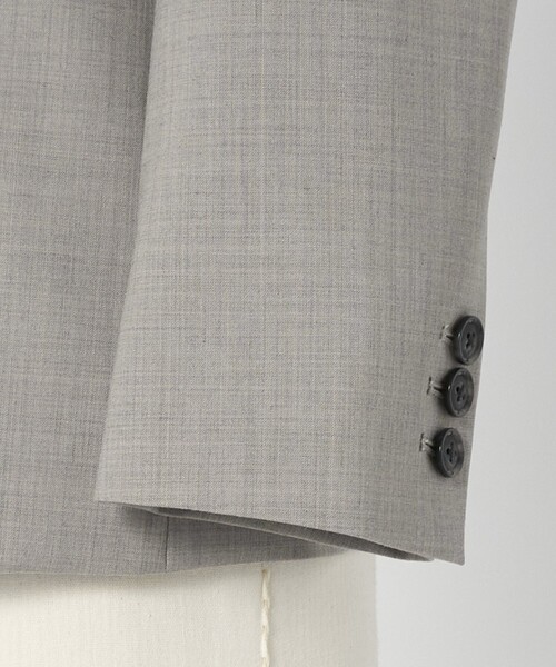 green label relaxing（グリーンレーベルリラクシング）の「［size SHORTあり］カチリラ シングル テーラード ジャケット ウォッシャブル ストレッチ（テーラードジャケット・レディース・ベージュ/ネイビー・SHORT/36/38/40）」の20枚目の写真