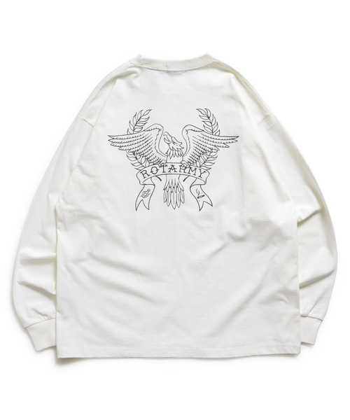 ROTAR(ローター)の「IM FINE LS Tee(Tシャツ/カットソー・メンズ・ナチュラル/ダークブラック/ベージュ系その他・SMALL/MEDIUM/LARGE/X-LARGE)」の3枚目の写真