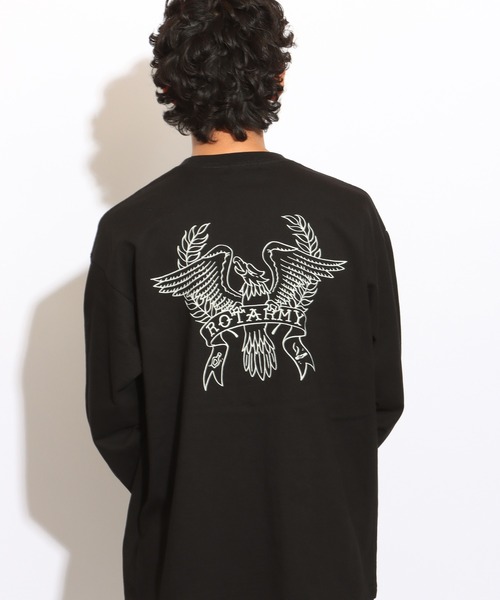 ROTAR(ローター)の「IM FINE LS Tee(Tシャツ/カットソー・メンズ・ナチュラル/ダークブラック/ベージュ系その他・SMALL/MEDIUM/LARGE/X-LARGE)」の7枚目の写真