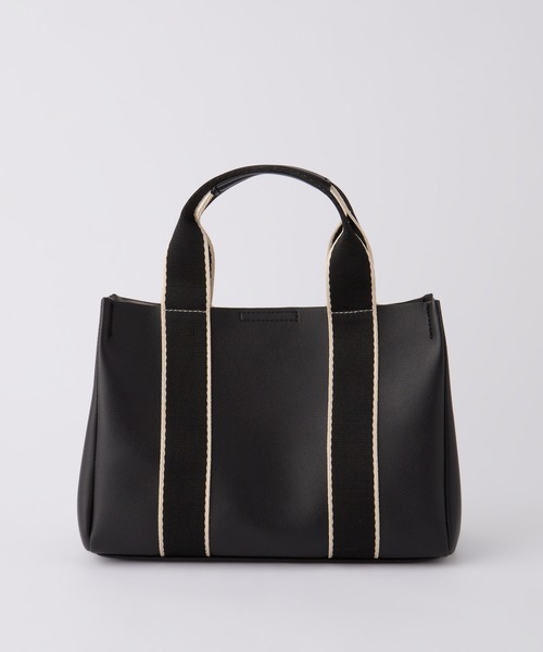 BONLECILL Marche(ボンルシールマルシェ)の「【BONLECILL Marche】ラインテープトートバッグ/ハンドバッグ(トートバッグ・レディース・ブラウン/ブラック/ネイビー・FREE)」の21枚目の写真