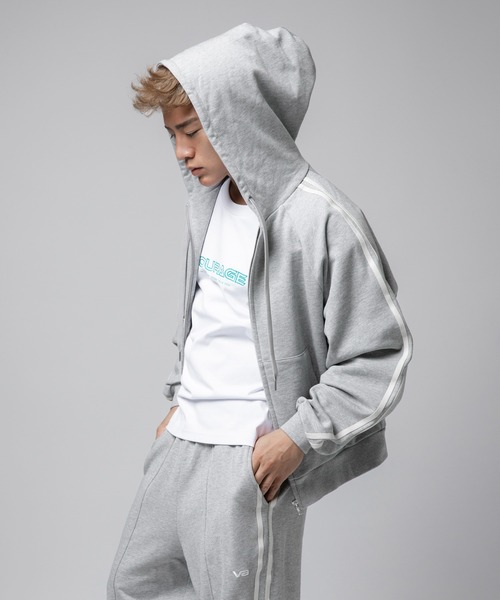 VANQUISH（ヴァンキッシュ）の「VANQUISH / ヴァンキッシュ VA Design スポーツウェアジャケット（パーカー・メンズ・ヘザーグレー・M/L）」の8枚目の写真