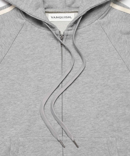VANQUISH（ヴァンキッシュ）の「VANQUISH / ヴァンキッシュ VA Design スポーツウェアジャケット（パーカー・メンズ・ヘザーグレー・M/L）」の6枚目の写真