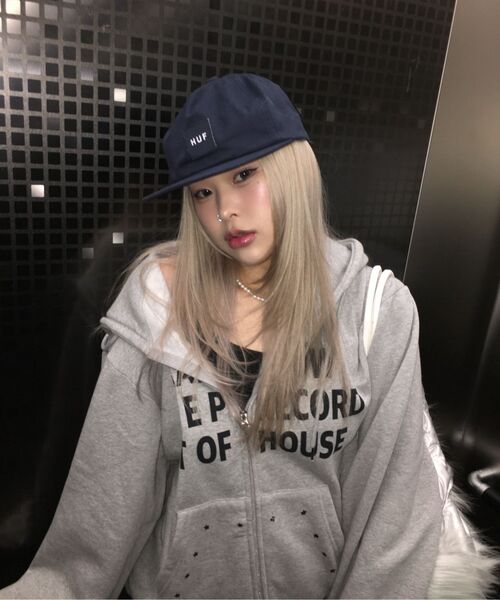 SLOW RECORD HOUSE（スローレコードハウス）の「タイポスター フードジップアップ_グレー（パーカー・レディース・その他・MEDIUM/LARGE）」の14枚目の写真
