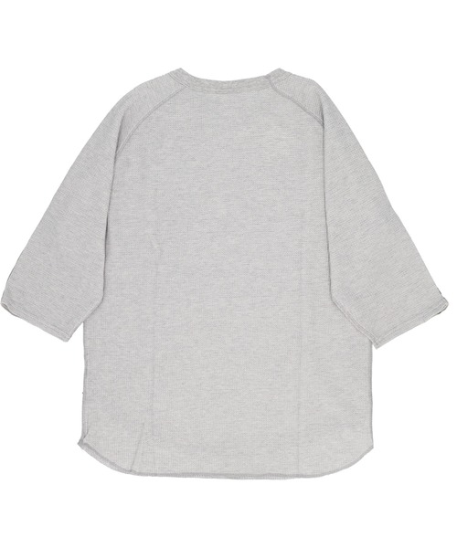 JEMORGAN(ジェーイーモーガン)の「JEMORGAN 裾ラウンドラグランクルーネック7分袖Tシャツ(Tシャツ/カットソー・メンズ・カーキ/ブラック/杢グレー/ホワイト/ネイビー・XL/M/L)」の15枚目の写真
