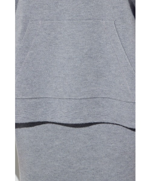 AZUL by moussy(アズールバイマウジー)の「スウェッターニットパーカー(ニット/セーター・レディース・杢グレー/ライトピンク/ネイビー・FREE)」の9枚目の写真