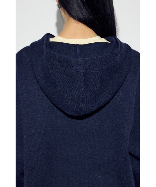 AZUL by moussy(アズールバイマウジー)の「スウェッターニットパーカー(ニット/セーター・レディース・杢グレー/ライトピンク/ネイビー・FREE)」の21枚目の写真
